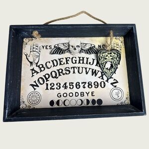 Gothic Spirit Board Wall Art with Planchette Hanging Décor Occult Design